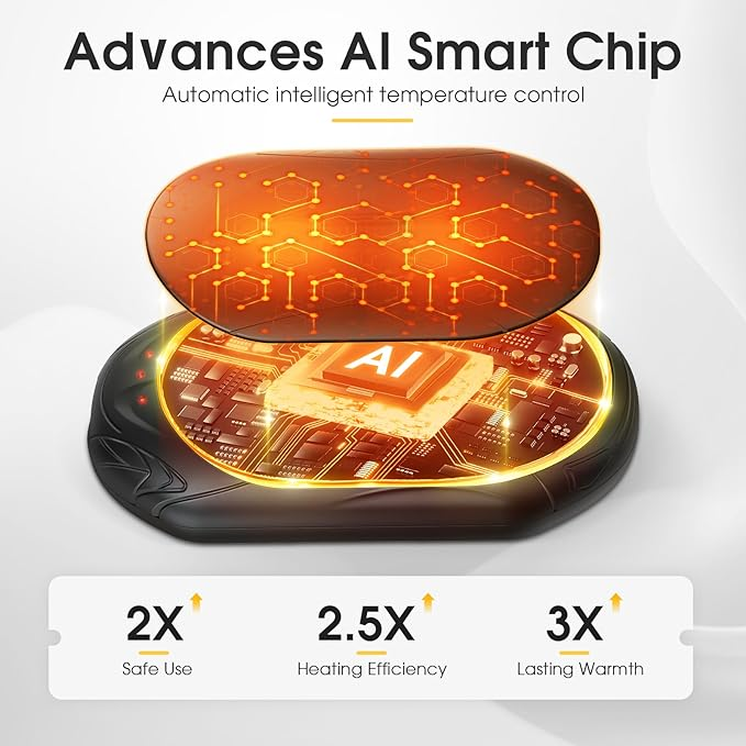 AI Hand Warmers Rechargeable 2 Pack